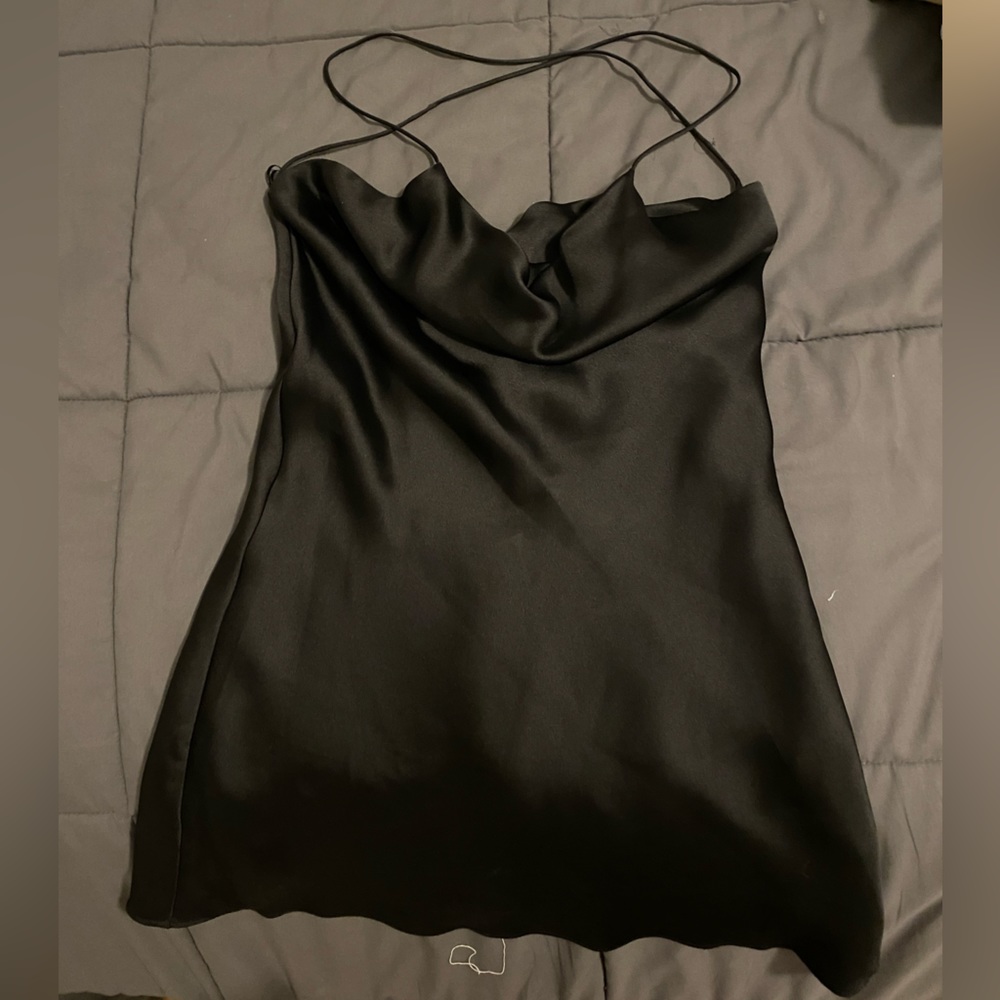 BLACK MINI ZARA DRESS!